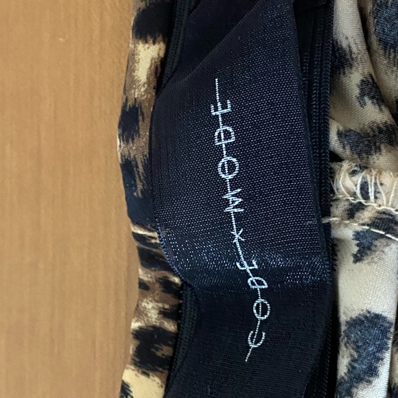 Leopard Midi Skirt With Ruffle - Picture 3 of 4